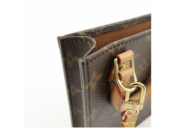 Louis Vuitton Monogram Petit Sac Plat Borsa 2Way Borsa a Mano e a Spalla M69442 - vista 18
