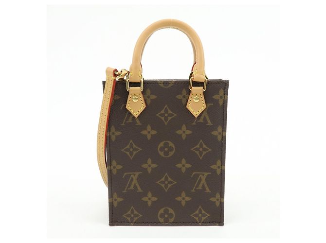 Louis Vuitton Monogram Petit Sac Plat Borsa 2Way Borsa a Mano e a Spalla M69442 - vista 2