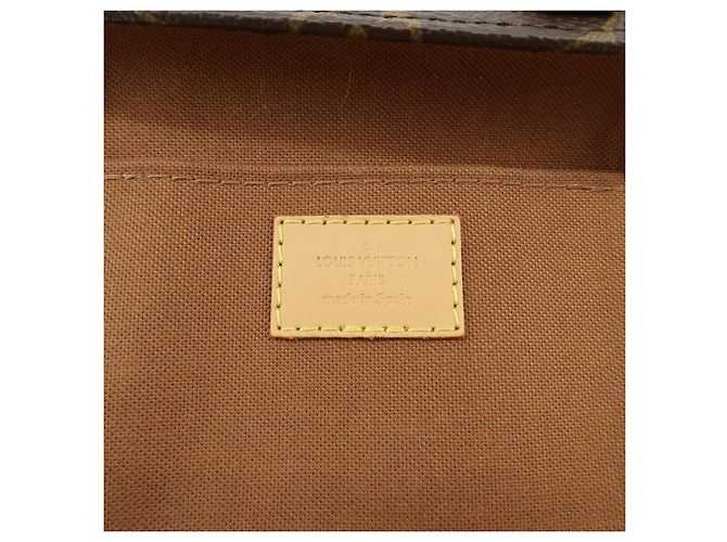 Louis Vuitton Monogram Petit Sac Plat Borsa 2Way Borsa a Mano e a Spalla M69442 - vista 23
