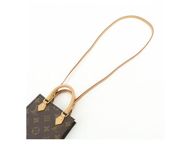 Louis Vuitton Monogram Petit Sac Plat Borsa 2Way Borsa a Mano e a Spalla M69442 - vista 6
