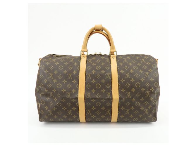 Louis Vuitton Monogram Keep All Bandouliere 50 Boston Bag M41416 - vista 2