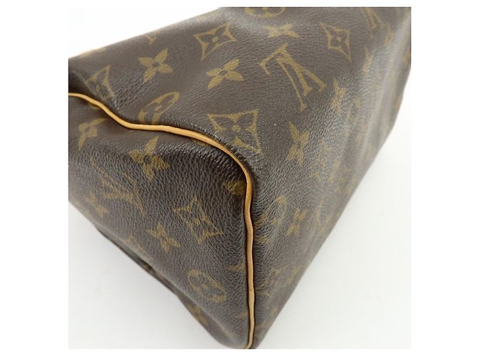Louis Vuitton Monogram Speedy 25 Boston Bag Hand Bag Brown M41528 - vista 13