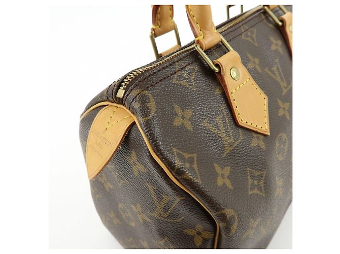 Louis Vuitton Monogram Speedy 25 Boston Bag Hand Bag Brown M41528 - vista 14
