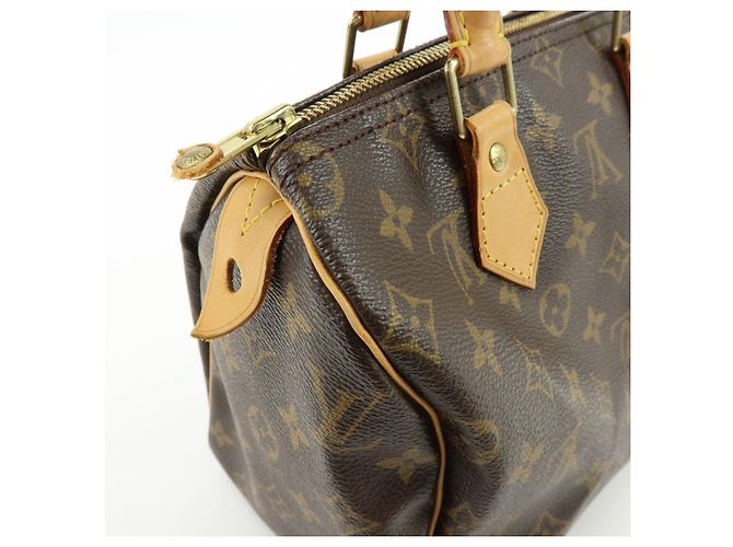 Louis Vuitton Monogram Speedy 25 Boston Bag Hand Bag Brown M41528 - vista 16