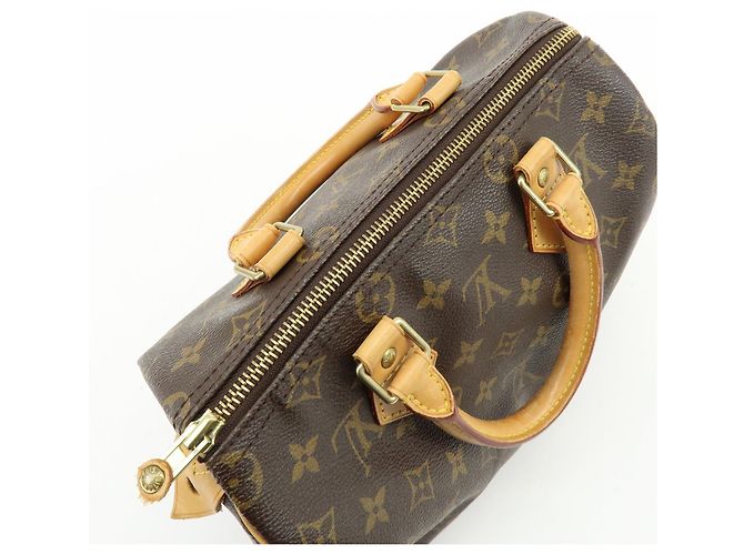 Louis Vuitton Monogram Speedy 25 Boston Bag Hand Bag Brown M41528 - vista 18