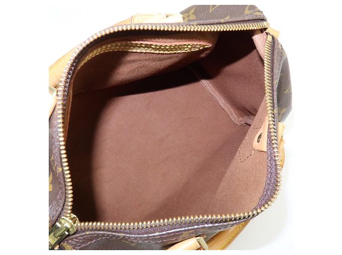 Louis Vuitton Monogram Speedy 25 Boston Bag Hand Bag Brown M41528 - vista 19