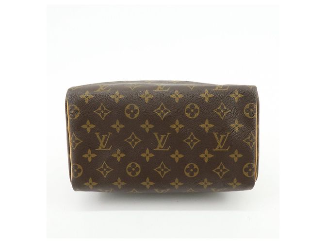 Louis Vuitton Monogram Speedy 25 Boston Bag Hand Bag Brown M41528 - vista 5