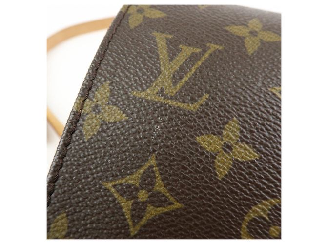 Borsa a tracolla Louis Vuitton Monogram Cartouchiere MM Marrone M51253 - vista 19