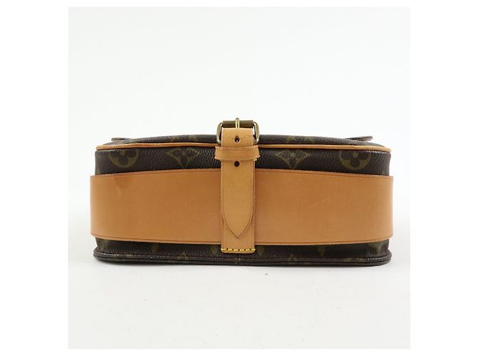 Borsa a tracolla Louis Vuitton Monogram Cartouchiere MM Marrone M51253 - vista 5