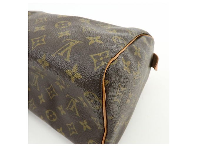 Louis Vuitton Monogram Speedy 25 Boston Bag Hand Bag Brown M41528 - vista 14