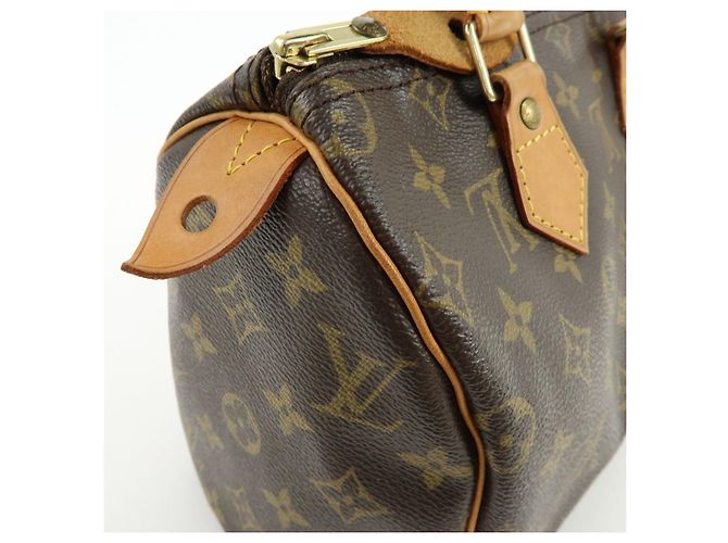 Louis Vuitton Monogram Speedy 25 Boston Bag Hand Bag Brown M41528 - vista 16