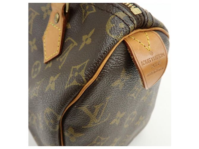 Louis Vuitton Monogram Speedy 25 Boston Bag Hand Bag Brown M41528 - vista 17