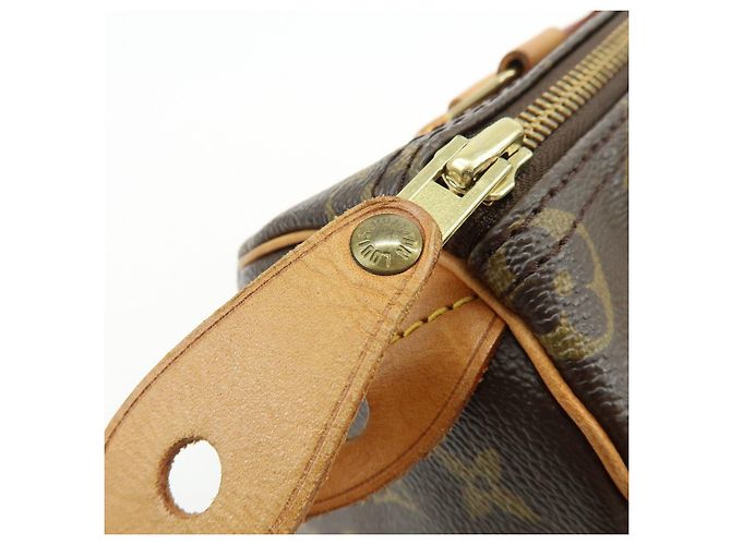 Louis Vuitton Monogram Speedy 25 Boston Bag Hand Bag Brown M41528 - vista 19