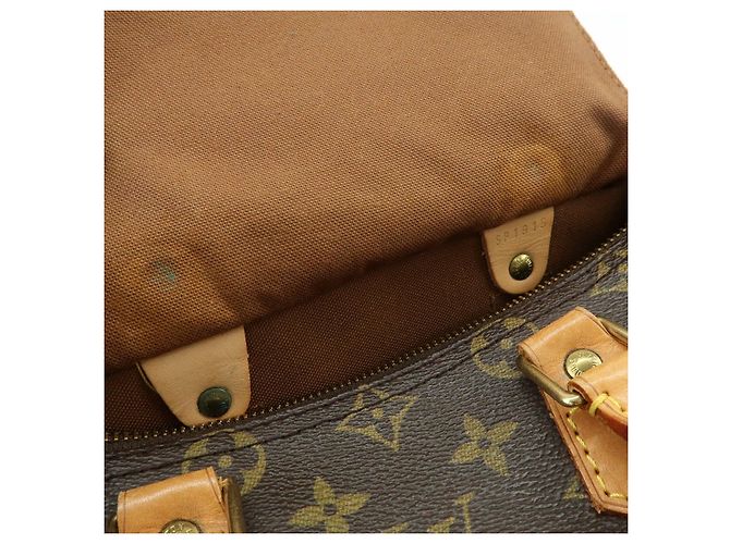 Louis Vuitton Monogram Speedy 25 Boston Bag Hand Bag Brown M41528 - vista 22