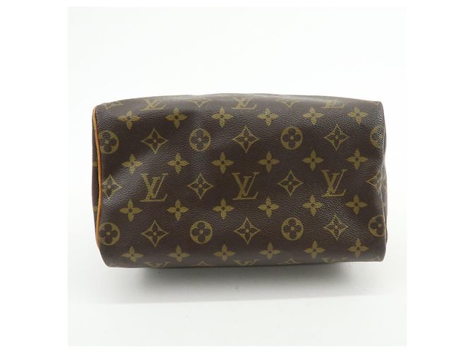 Louis Vuitton Monogram Speedy 25 Boston Bag Hand Bag Brown M41528 - vista 5