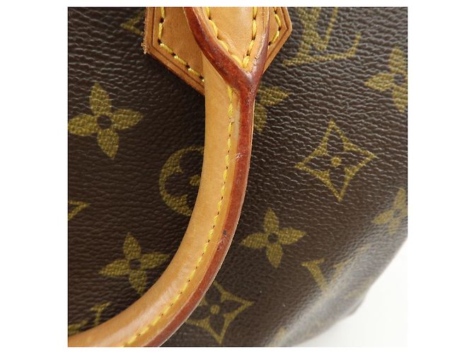 Louis Vuitton Monogram Speedy 25 Boston Bag Hand Bag Brown M41528 - vista 9