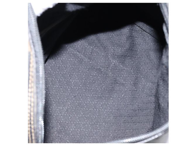Fendi Borsa Boston Tela Pecan Nero Marrone - vista 12