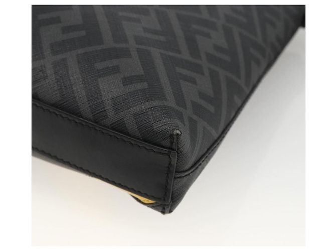 Fendi Bolso Zucca PVC Negro - vista 16