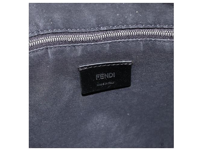 Fendi Bolso Zucca PVC Negro - vista 17
