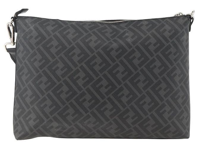 Fendi Bolso Zucca PVC Negro - vista 2