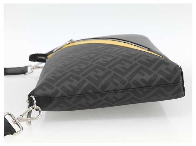 Fendi Bolso Zucca PVC Negro - vista 3