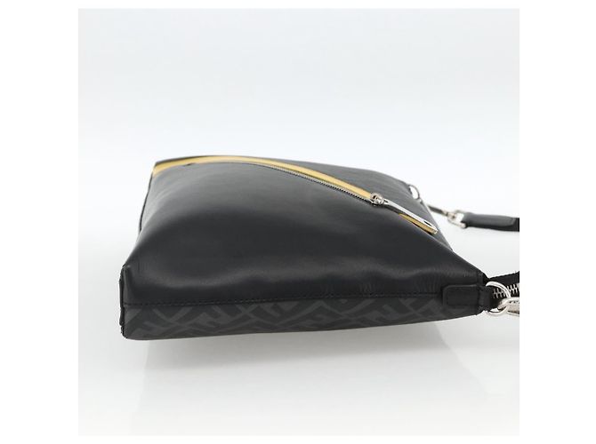 Fendi Bolso Zucca PVC Negro - vista 4