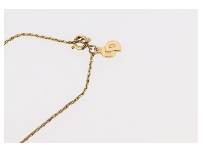 Collana Christian Dior Logo CD Metallo Dorato - vista 13