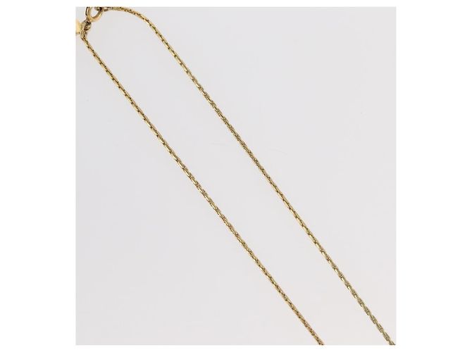 Collana Christian Dior Logo CD Metallo Dorato - vista 6