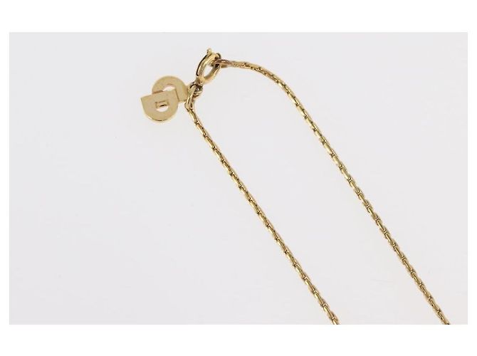 Collana Christian Dior Logo CD Metallo Dorato - vista 7