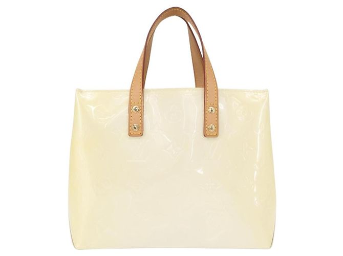 Louis Vuitton Monogram Vernis Reade PM Borsa a Mano Perle - vista 2
