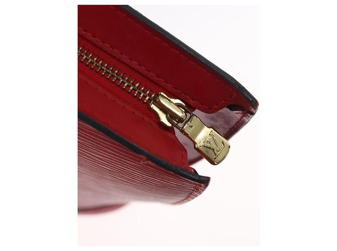 Louis Vuitton Epi Saint Jacques Borsa a Tracolla - Rossa - vista 10