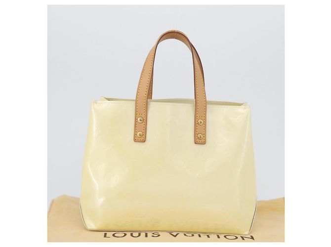 LOUIS VUITTON Monogram Vernis Reade PM Hand Bag Perle M91336 LV Auth ki6453 - Jerrillo - vista 12