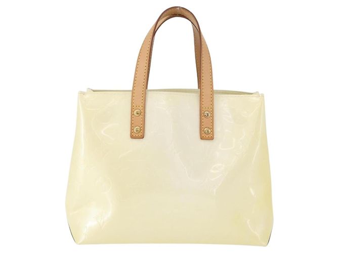 LOUIS VUITTON Monogram Vernis Reade PM Hand Bag Perle M91336 LV Auth ki6453 - Jerrillo - vista 2