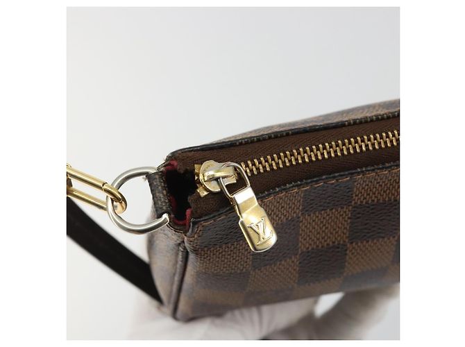LOUIS VUITTON Damier Ebene Pochette Accessoires Pouch N41206 LV Auth 190053 - Jerrillo - vista 10