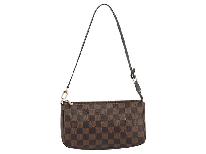 LOUIS VUITTON Damier Ebene Pochette Accessoires Pouch N41206 LV Auth 190053 - Jerrillo - vista 13