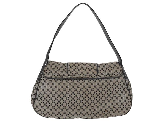 Céline CELINE Macadam Canvas Hand Bag Beige Silver Auth ep13183 - Jerrillo - vista 2