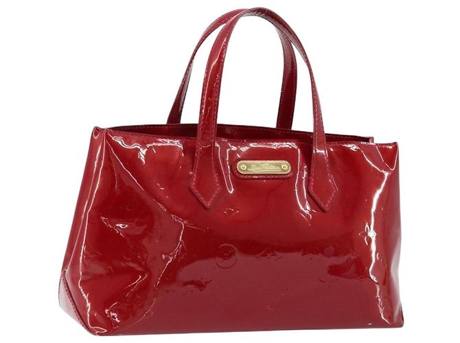 LOUIS VUITTON Monogram Vernis Wilshire PM Bag Pomme D'amour M93642 Auth 172117 - Jerrillo - vista 2