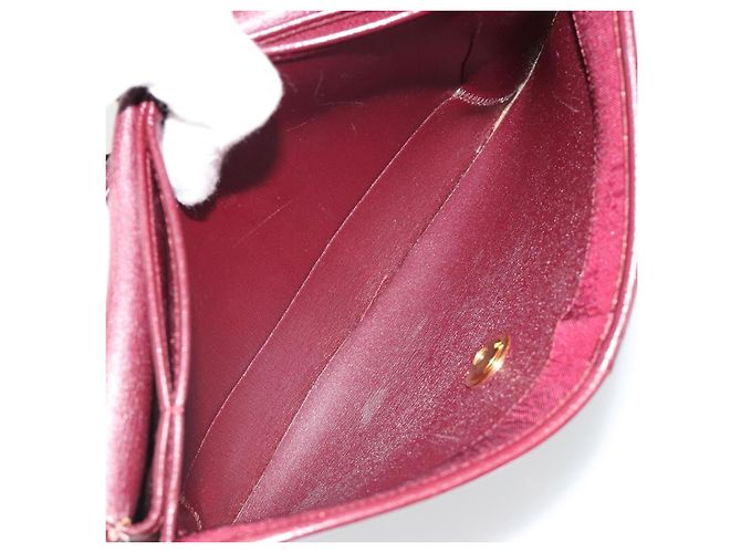 Christian Dior Shoulder Bag Leather Bordeaux Gold Auth yk20521 - Jerrillo - vista 12