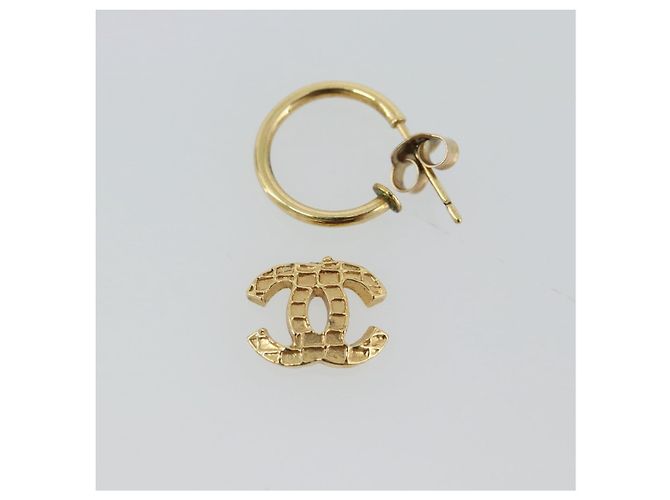 CHANEL Pierce Metall Gold Tone CC Auth 180938 - Jerrillo - Ansicht 10