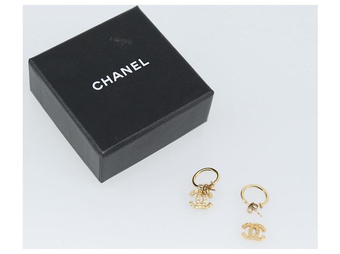 CHANEL Pierce Metall Gold Tone CC Auth 180938 - Jerrillo - Ansicht 16