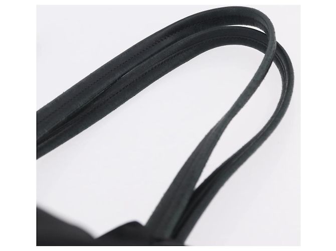 Bolso Tote PRADA Nylon Negro Oro Auth 206537 - Jerrillo - vista 8