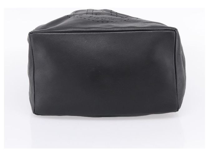 FENDI Hand Bag Leather Black Gold Auth 206838 - Jerrillo - vista 10