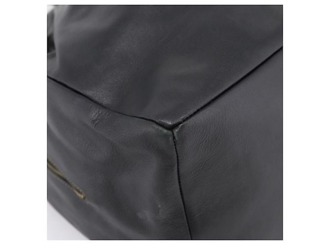 FENDI Hand Bag Leather Black Gold Auth 206838 - Jerrillo - vista 12