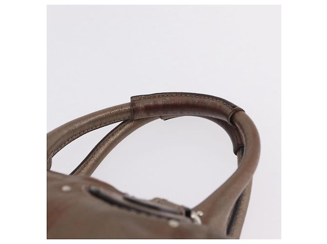 Chloé Chloe Paddington Hand Bag Leather Brown Silver Auth 207093V - Jerrillo - vista 10