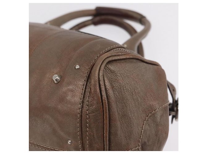 Chloé Chloe Paddington Hand Bag Leather Brown Silver Auth 207093V - Jerrillo - vista 15