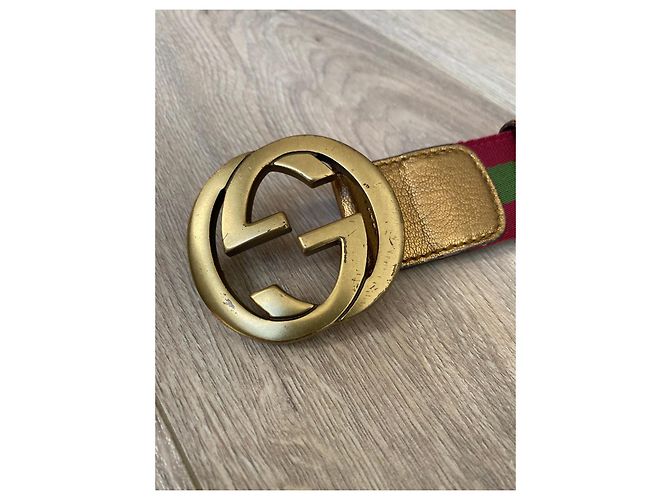 Cintura Gucci GG Marmont Web - vista 11