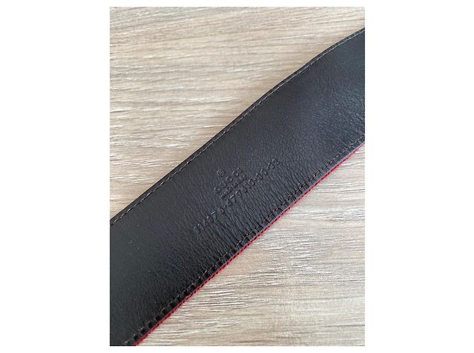 Cintura Gucci GG Marmont Web - vista 3
