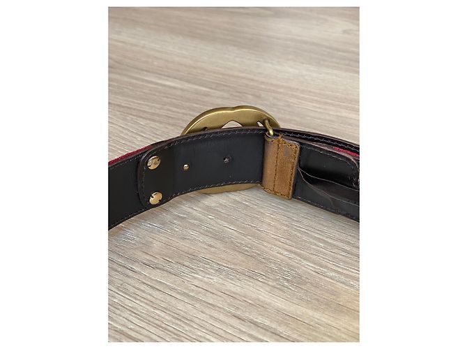 Cintura Gucci GG Marmont Web - vista 4