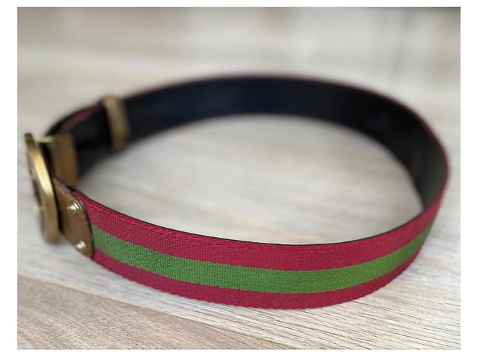 Cintura Gucci GG Marmont Web - vista 6