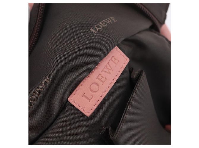 LOEWE Hand Bag Leather Pink Silver Auth 207112A - Jerrillo - vista 16